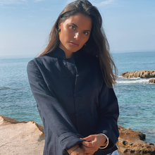Load image into Gallery viewer, Mandarin Linen Jackets Women