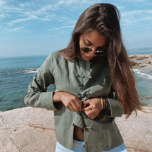 Load image into Gallery viewer, Mandarin Linen Jackets Women