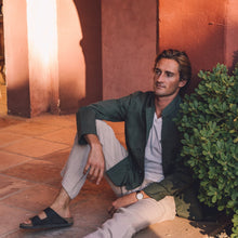 Load image into Gallery viewer, Khaki Green Linen jacket