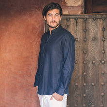 Load image into Gallery viewer, Mandarin Linen Shirt Collection