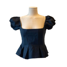 Load image into Gallery viewer, Linen Corset in Navy