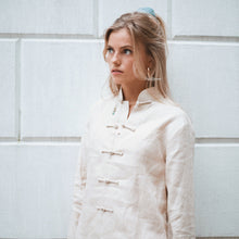 Load image into Gallery viewer, Mandarin Linen Jackets Women