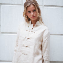 Load image into Gallery viewer, Mandarin Linen Jackets Women