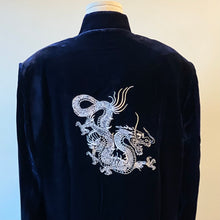 Load image into Gallery viewer, Navy & Red Dragon Dinner Jacket