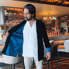 Load image into Gallery viewer, Mandarin Black Velvet Dinner Jacket