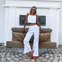 Load image into Gallery viewer, White Linen Set