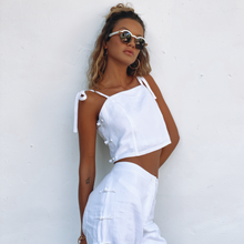 Load image into Gallery viewer, White Linen Set