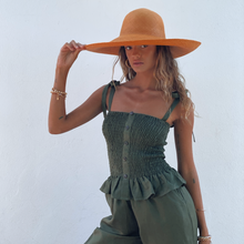 Load image into Gallery viewer, Linen Khaki Set