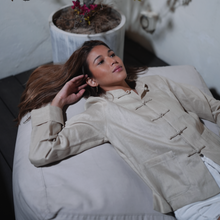 Load image into Gallery viewer, Mandarin Linen Jackets Women
