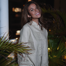 Load image into Gallery viewer, Mandarin Linen Jackets Women