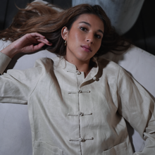 Load image into Gallery viewer, Mandarin Linen Jackets Women