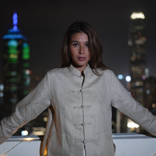 Load image into Gallery viewer, Mandarin Linen Jackets Women