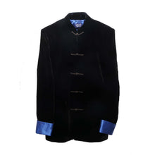 Load image into Gallery viewer, Mandarin Black Velvet Dinner Jacket