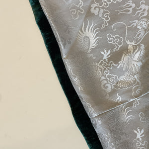 Unisex Mandarin Emerald Velvet Jackets